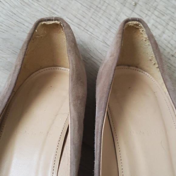 J CREW "ETTA" STUDDED SUEDE BOW FRONT PUMPS. Sz. 7.5. GUC. CUTE!! - Picture 5 of 8